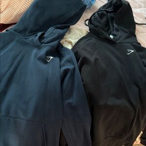 SOLD Women’s Black and Navy Hoodies BUNDLE BOTH FOR $20